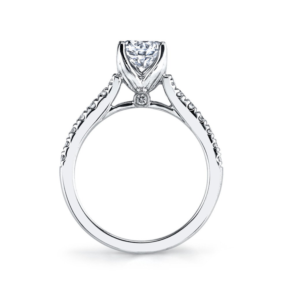 Classic designer diamond engagement ring by Parade Design.