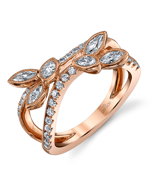 Contemporary designer diamond fashion ring by Parade Design.